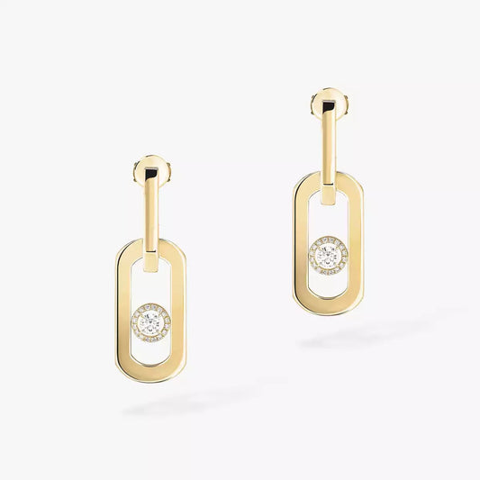 [LUXORA]So Move XL Diamond Pendant Earrings