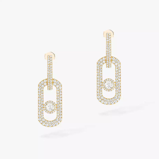 [LUXORA]So Move XL Pave_-Set Diamond Pendant Earrings