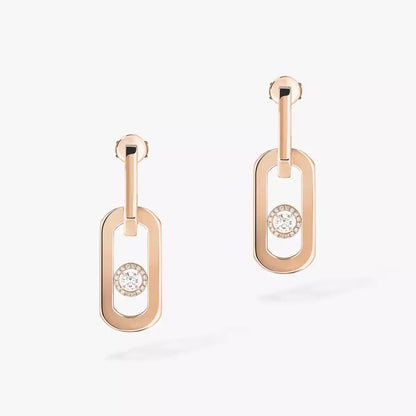 [LUXORA]So Move XL Diamond Pendant Earrings