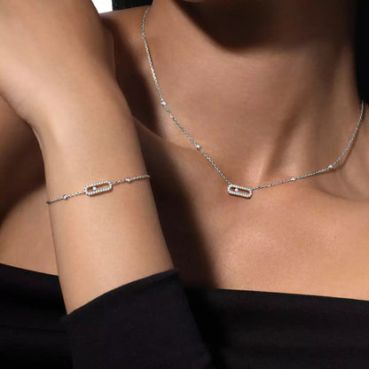 [LUXORA]Diamond Necklace Move Uno