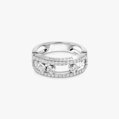 [LUXORA] Move Gold Diamond Pave_ Ring