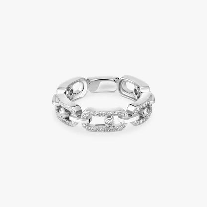 [LUXORA]Move Link Pave_-Set Diamond Ring in Gold