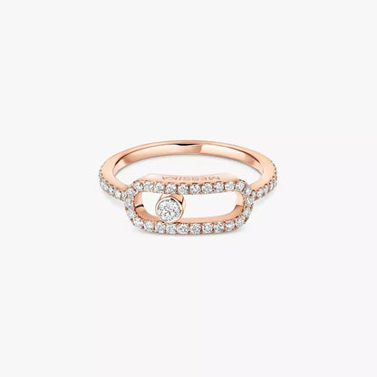 [LUXORA]Move Uno Diamond Ring in Gold