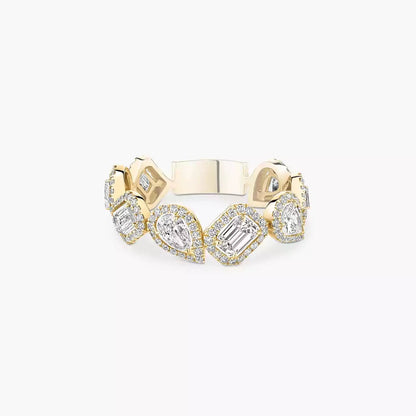 [LUXORA]Diamond Wedding Ring My Twin