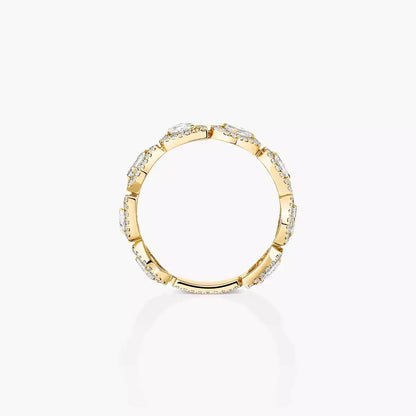 [LUXORA]Diamond Wedding Ring My Twin