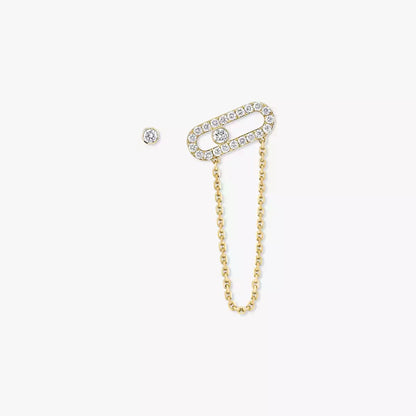 [LUXORA]Move Uno Diamond Earrings