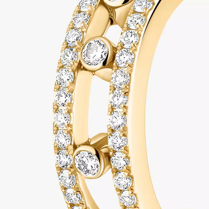 [LUXORA]Diamond Pave_ Hoop Earrings Move