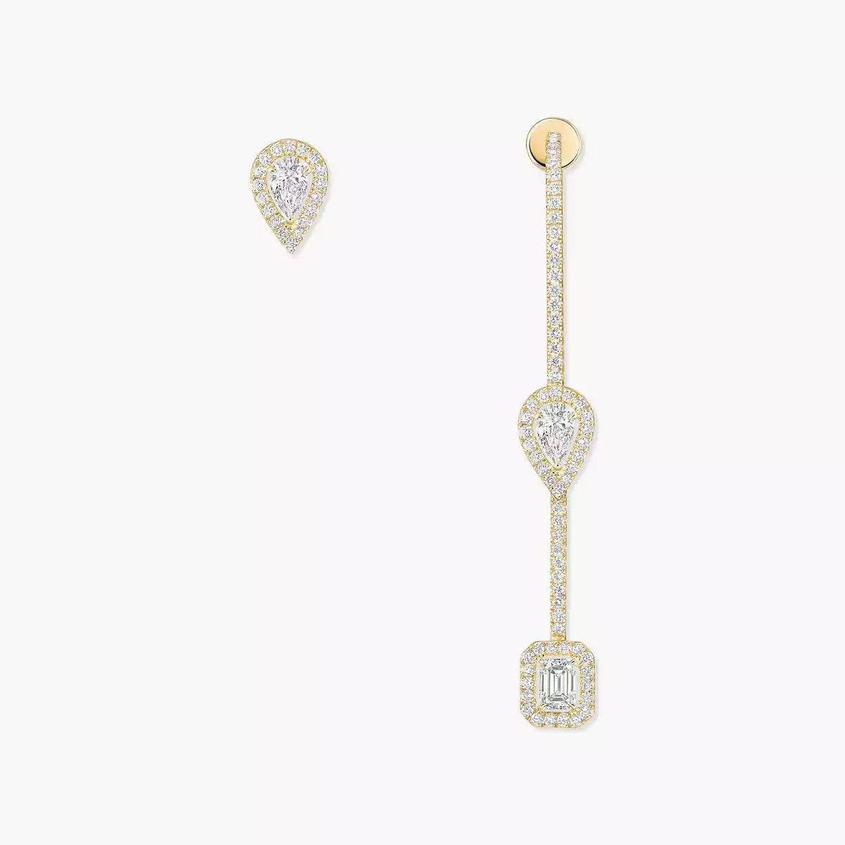 [LUXORA]Diamond Drop Earrings My Twin