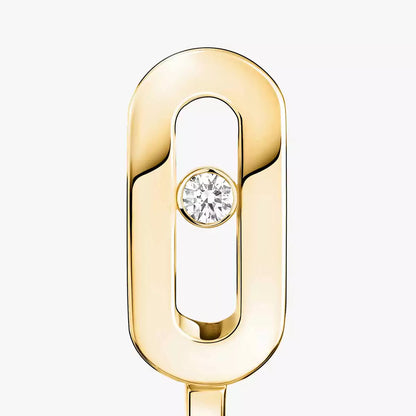 [LUXORA]Diamond Mini Hoop Earrings Move Classique