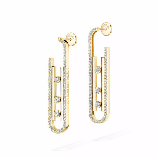 [LUXORA]Diamond Pendant Earrings Move 10Th