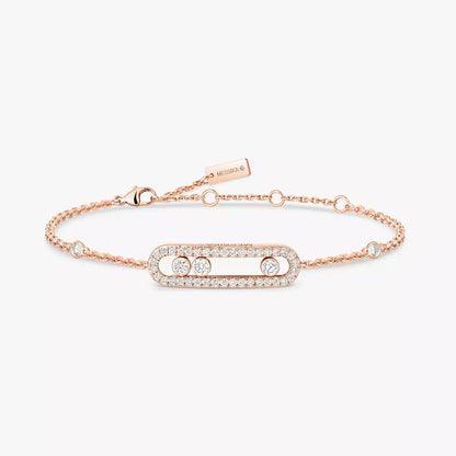 [LUXORA]Pavé Baby Move Diamond Bracelet