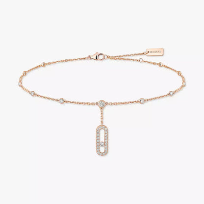 [LUXORA] Move Uno pavé ankle bracelet