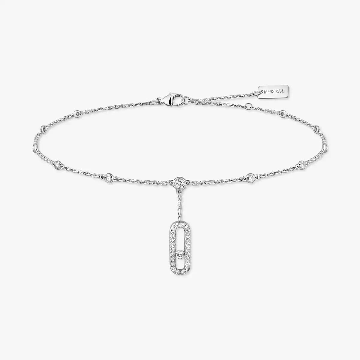 [LUXORA] Move Uno pavé ankle bracelet