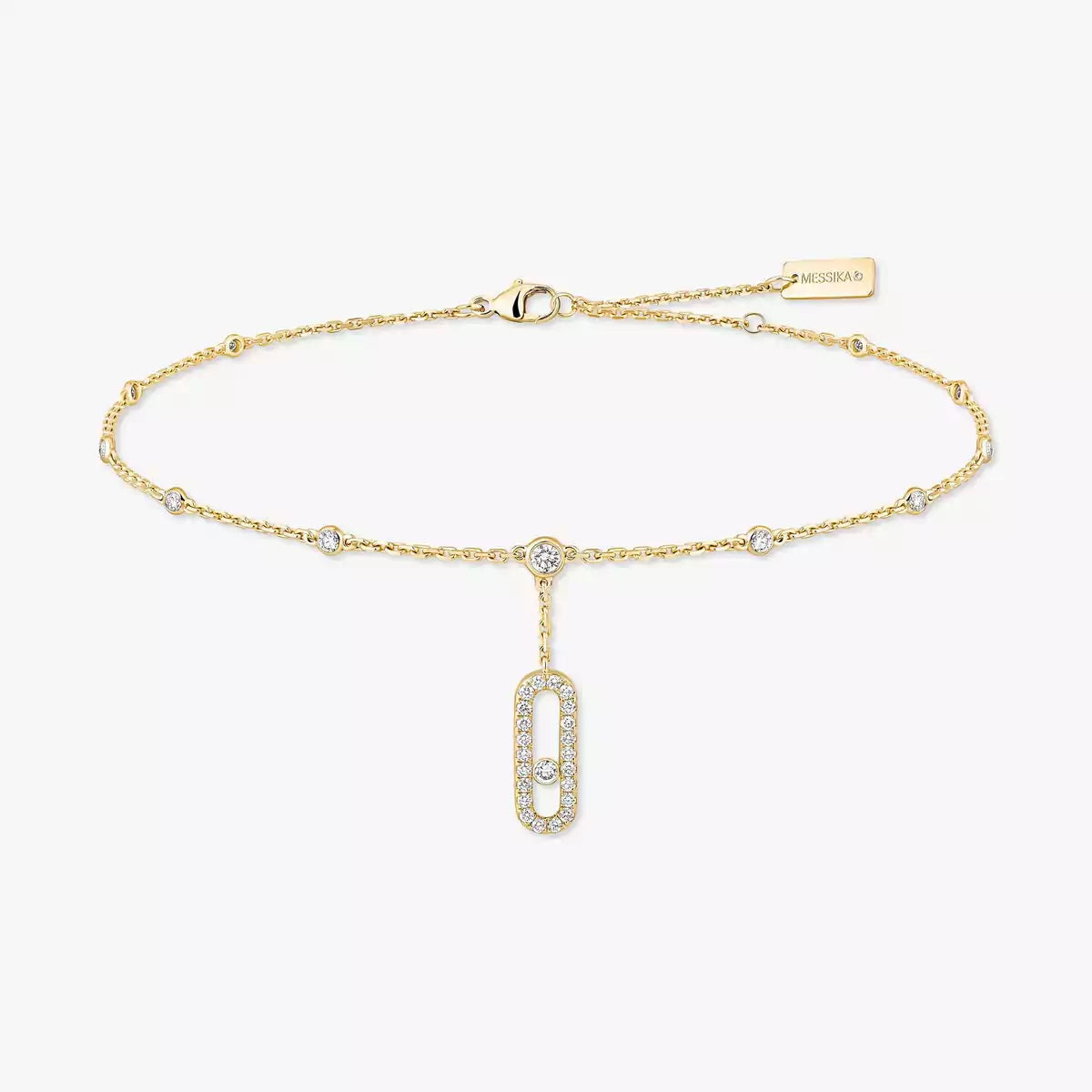 [LUXORA] Move Uno pavé ankle bracelet