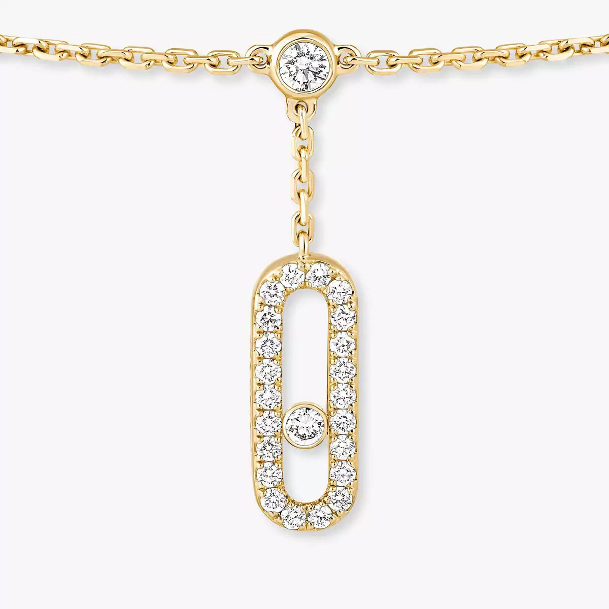 [LUXORA] Move Uno pavé ankle bracelet