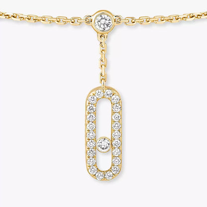 [LUXORA] Move Uno pavé ankle bracelet