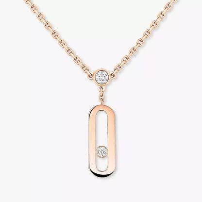 [LUXORA] Move Uno Diamond Necklace