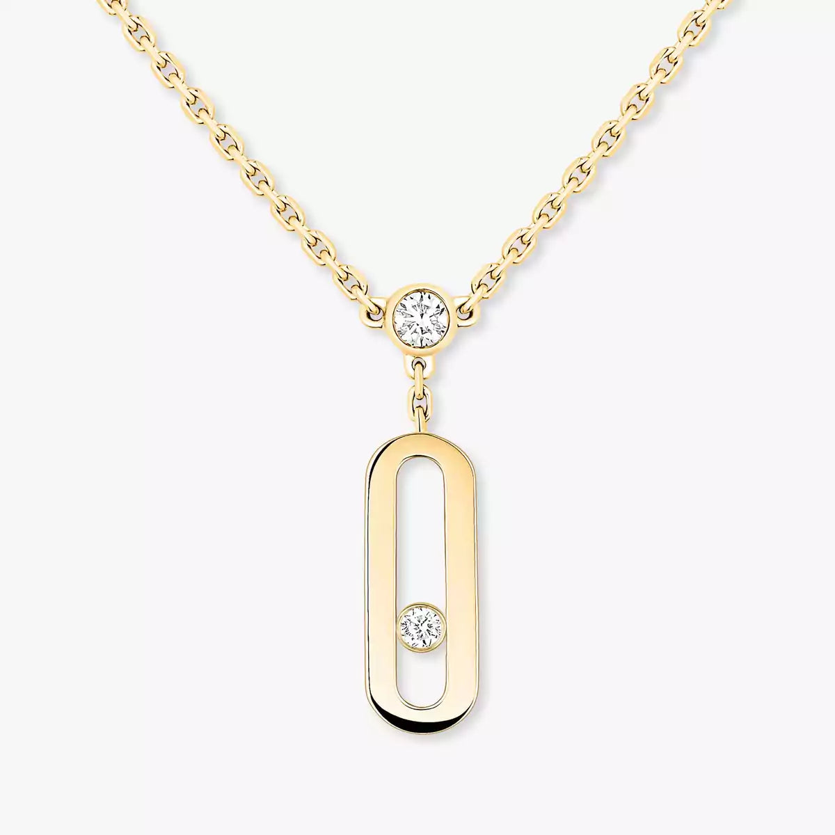 [LUXORA] Move Uno Diamond Necklace