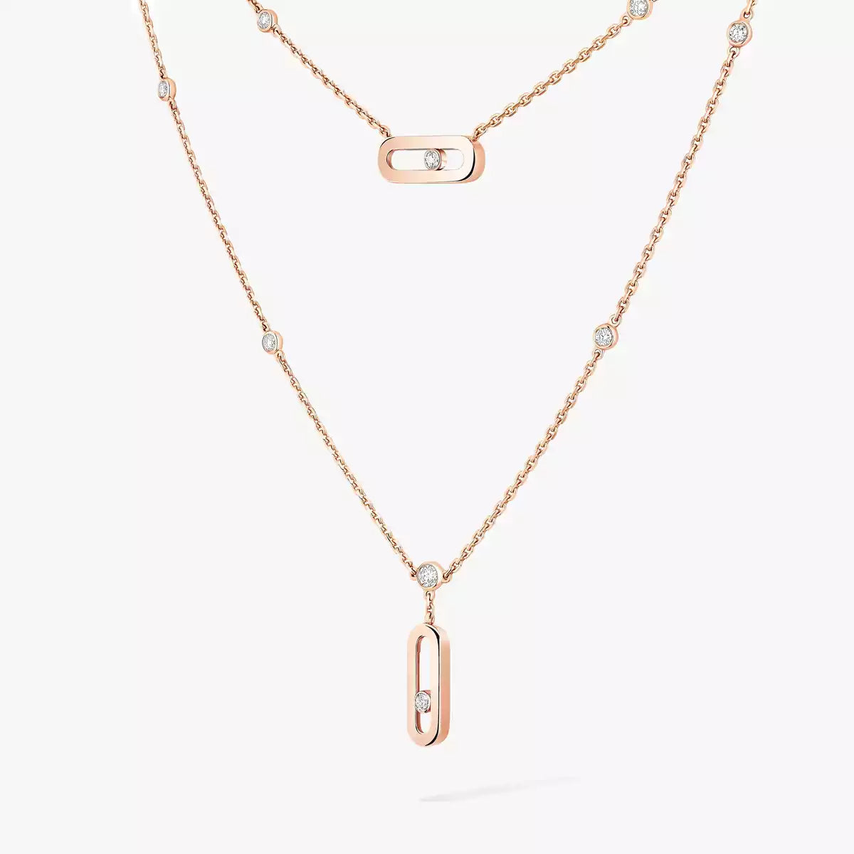 [LUXORA] Move Uno Diamond Necklace