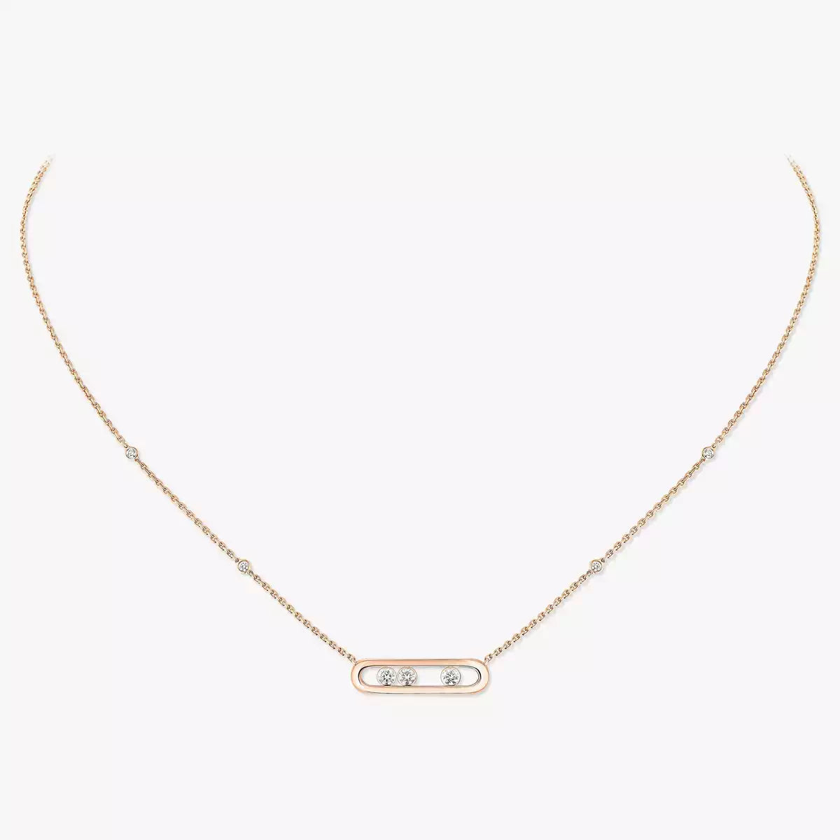 [LUXORA] Baby Move Gold Diamond Necklace