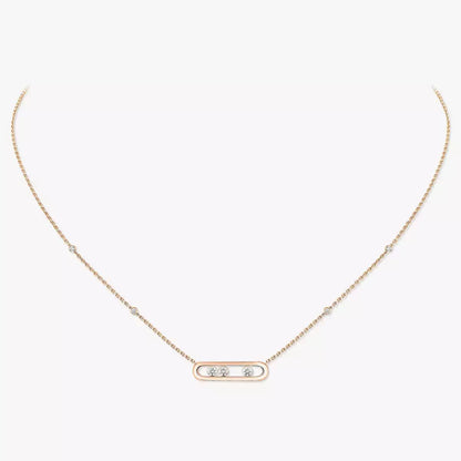 [LUXORA] Baby Move Gold Diamond Necklace