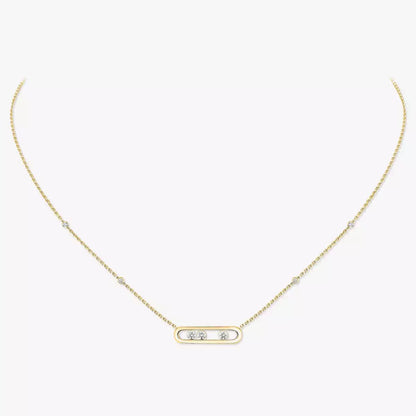 [LUXORA] Baby Move Gold Diamond Necklace