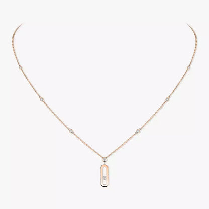 [LUXORA] Move Uno Gold Diamond Long Necklace