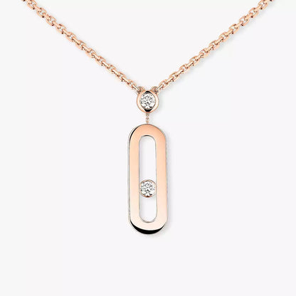 [LUXORA] Move Uno Gold Diamond Long Necklace