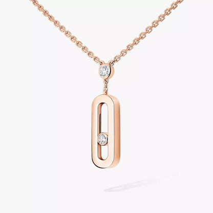 [LUXORA] Move Uno Gold Diamond Long Necklace