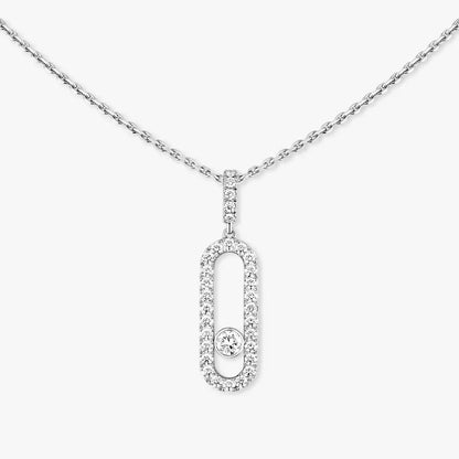 [LUXORA]Move Uno Diamond Necklace in Rose Gold
