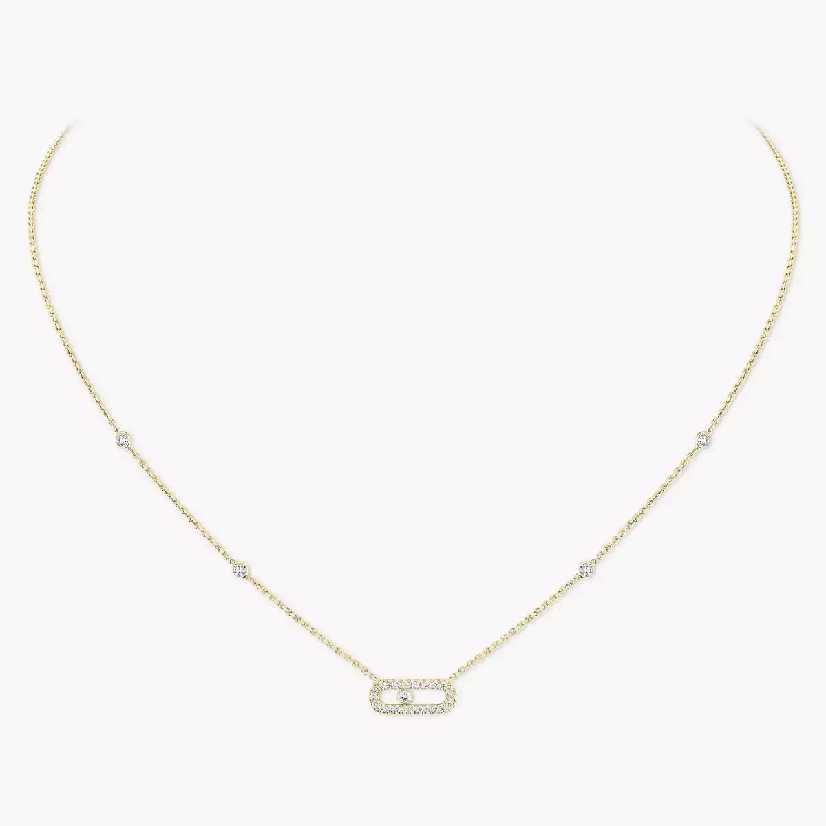 [LUXORA]Diamond Necklace Move Uno