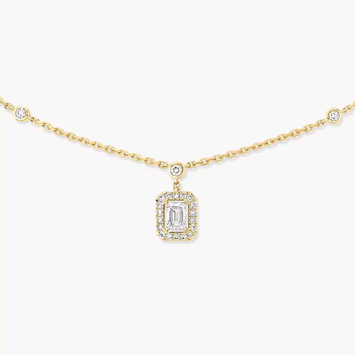[LUXORA]My Twin Diamond Necklace in Silver