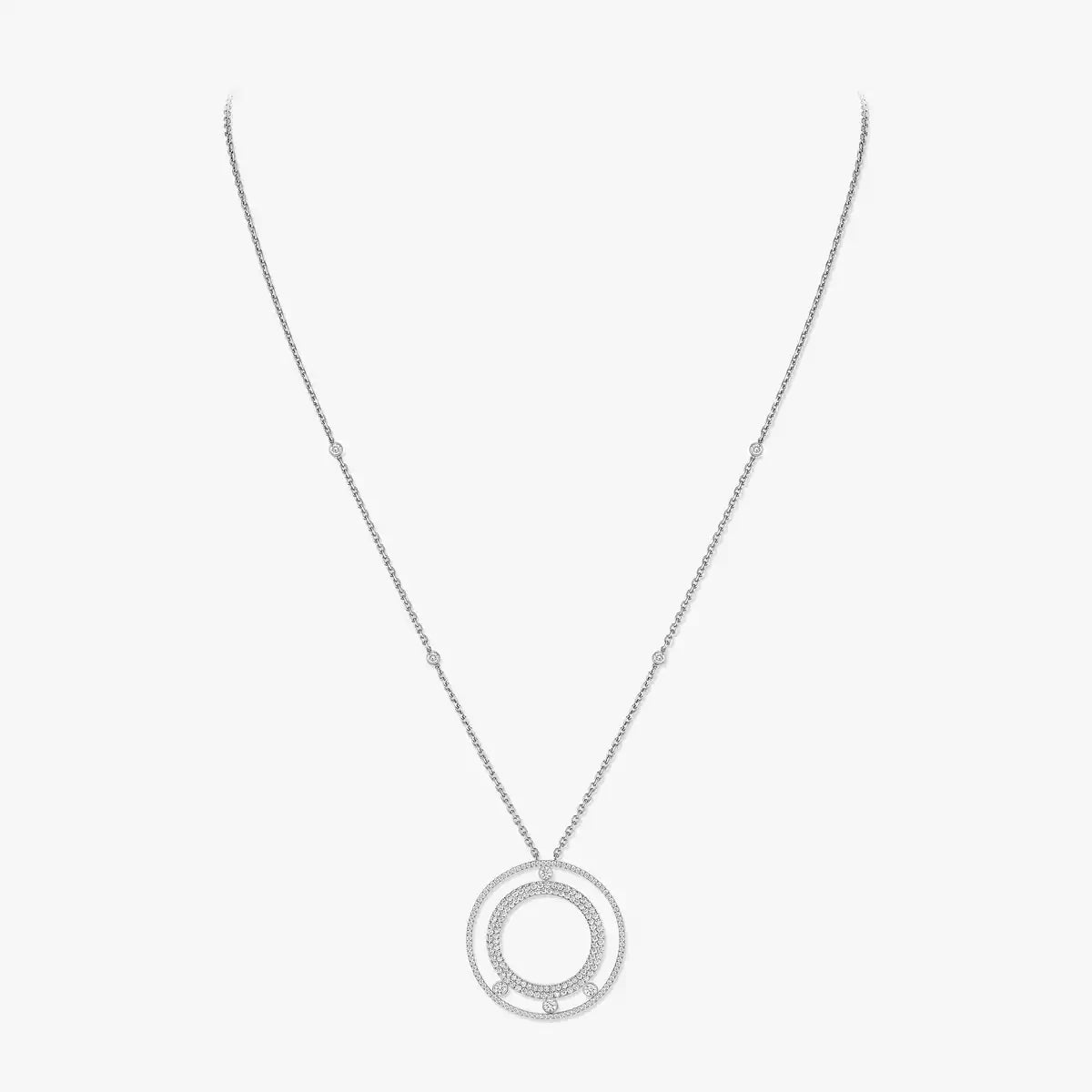 [LUXORA]Move Romane Long Pave_-Set Diamond Necklace