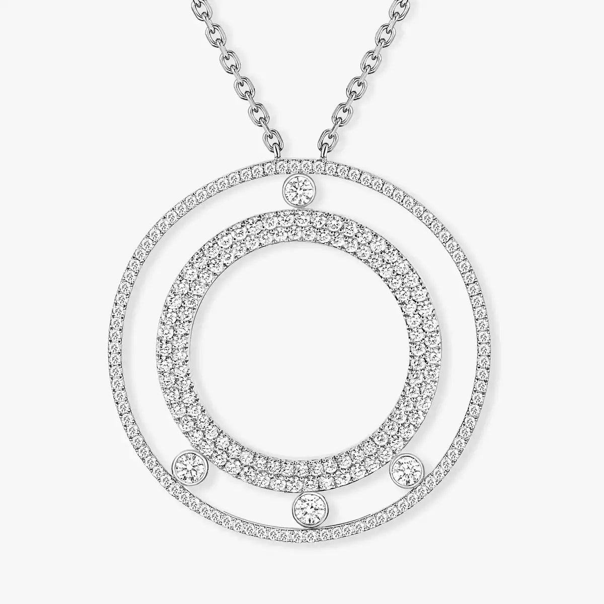 [LUXORA]Move Romane Long Pave_-Set Diamond Necklace