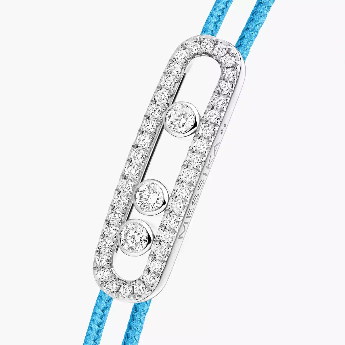 [LUXORA]Messika Care(s) pink cord pavé bracelet