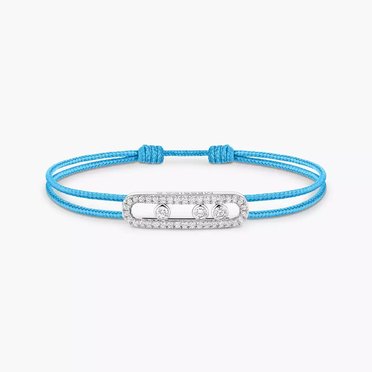 [LUXORA]Messika Care(s) pink cord pavé bracelet