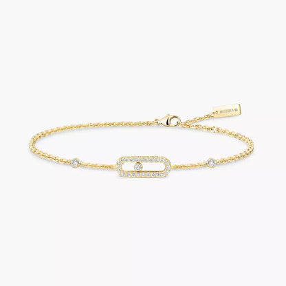 [LUXORA]Move Uno Diamond Bracelet