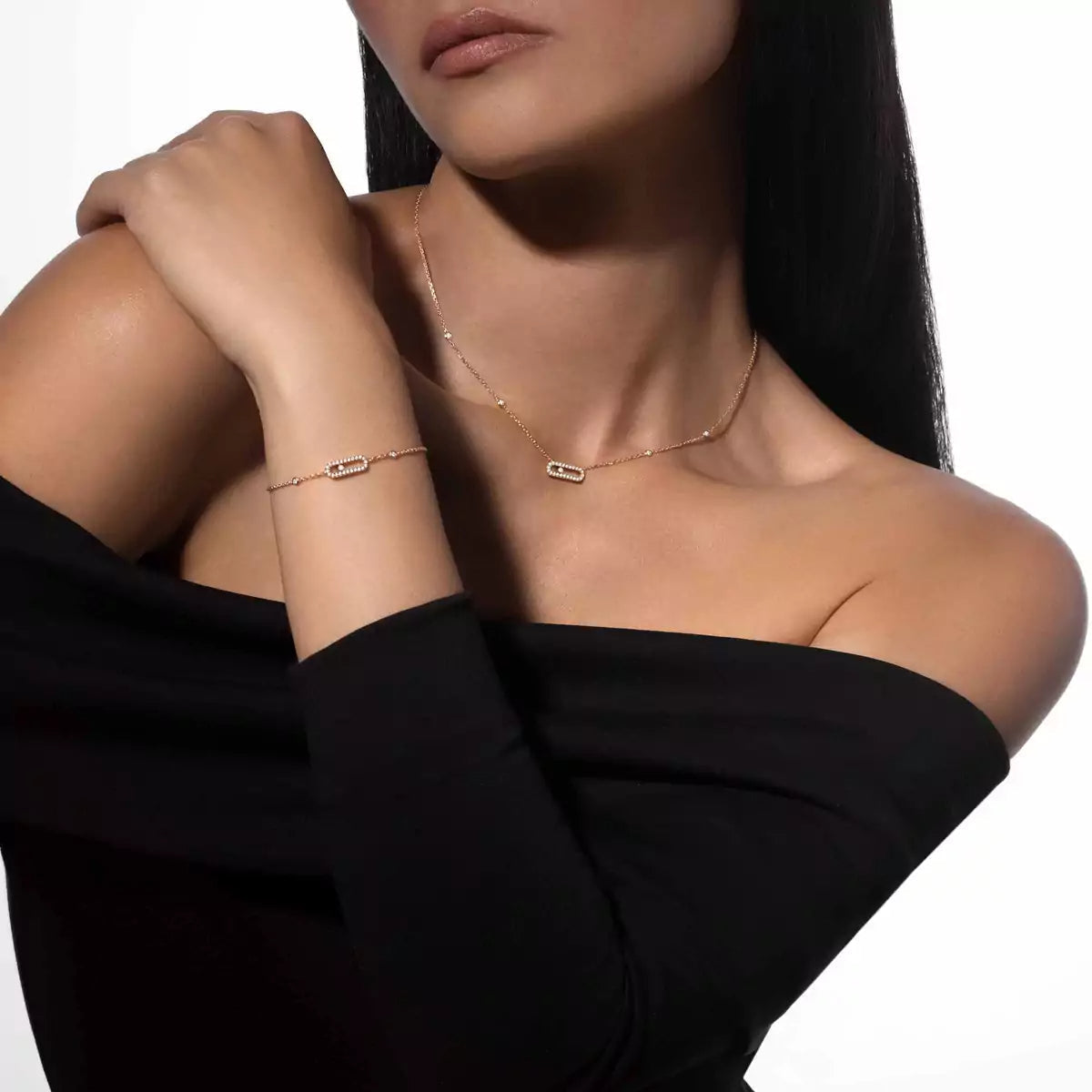 [LUXORA]Move Uno Diamond Bracelet