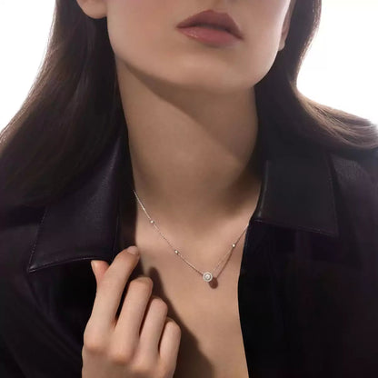 [LUXORA]Diamond Necklace 0,20ct Brilliant Shape Joy
