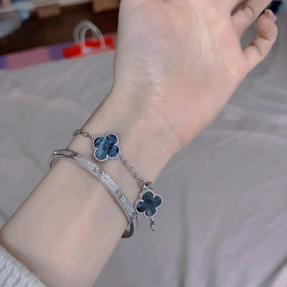 [LUXORA]CLOVER 5 MOTIF PIETERSITE BRACELET COLLECTION