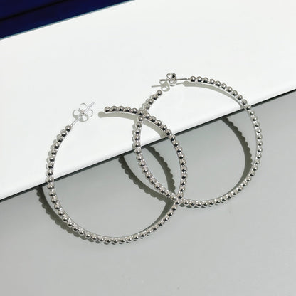 [LUXORA] SMOOTH BEAD STUD EARRINGS