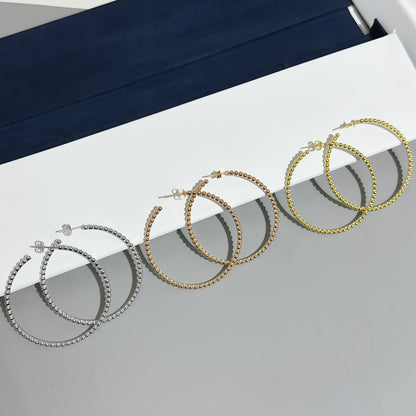 [LUXORA] SMOOTH BEAD STUD EARRINGS