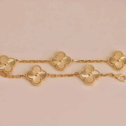 [LUXORA] CLOVER 5 MOTIF LASER BRACELET COLLECTION