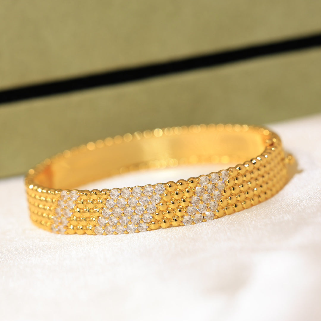 [LUXORA]  FIVE-ROW DIAMOND BRACELET