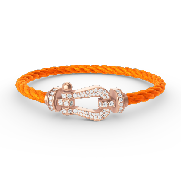 [LUXORA]FORCE LARGE HORSESHOE FULL DIAMOND BRACELET ROSE GOLD