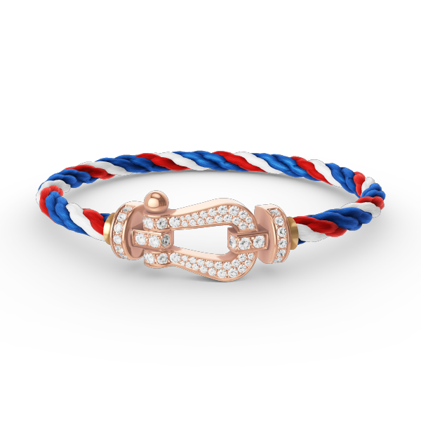 [LUXORA]FORCE LARGE HORSESHOE FULL DIAMOND BRACELET ROSE GOLD
