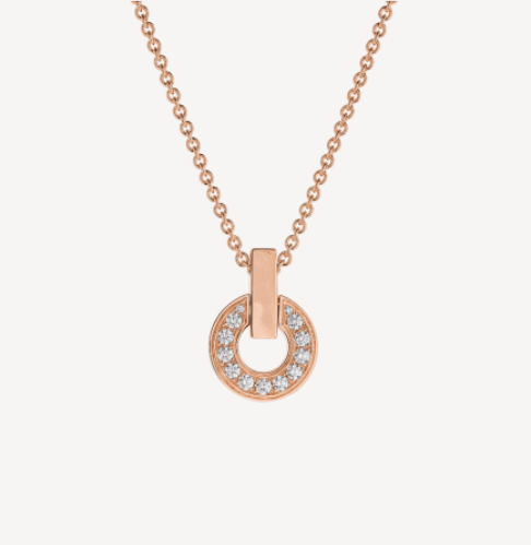 [LUXORA]GARI NECKLACE PINK GOLD DIAMOND
