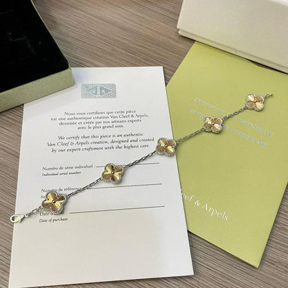 [LUXORA] CLOVER 5 MOTIF LASER BRACELET COLLECTION