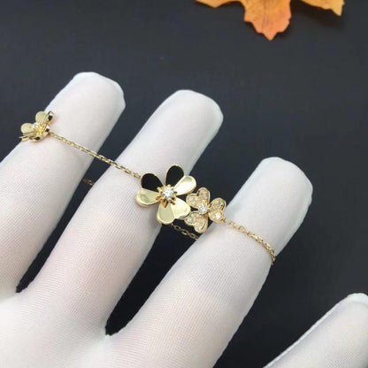 [LUXORA]FRIVOLE GOLD 5 FLOWERS BRACELET