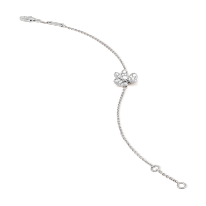 [LUXORA]FRIVOLE SILVER FLOWER DIAMOND BRACELET